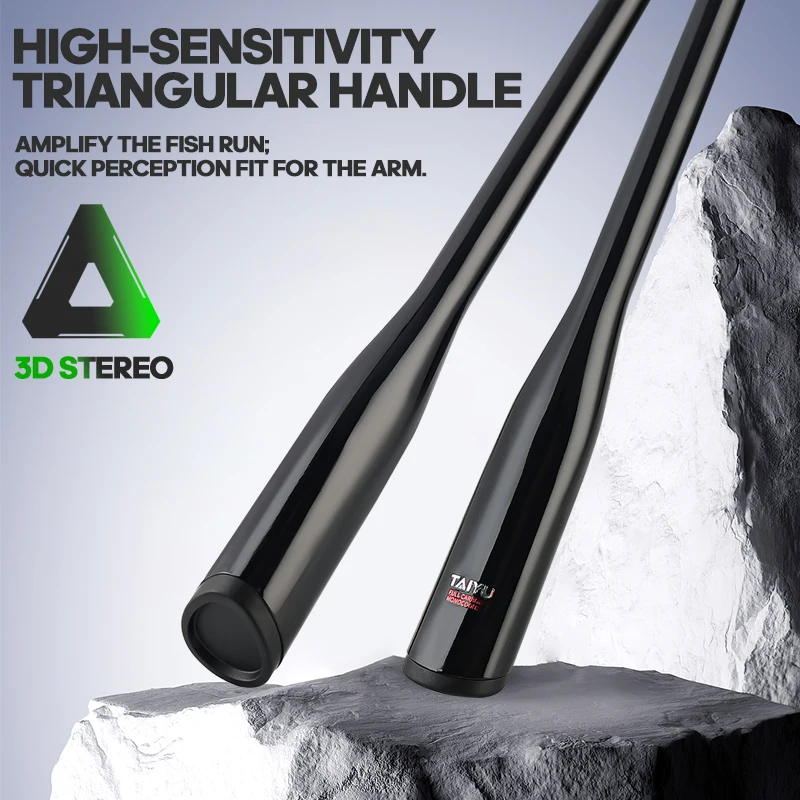 Caña de pescar TAIYU 1,8/2,1 M ML caña giratoria ultraligera caña de fibra de carbono 4 secciones 7-35g peso señuelo herramientas de pesca al aire libre - imagen 5