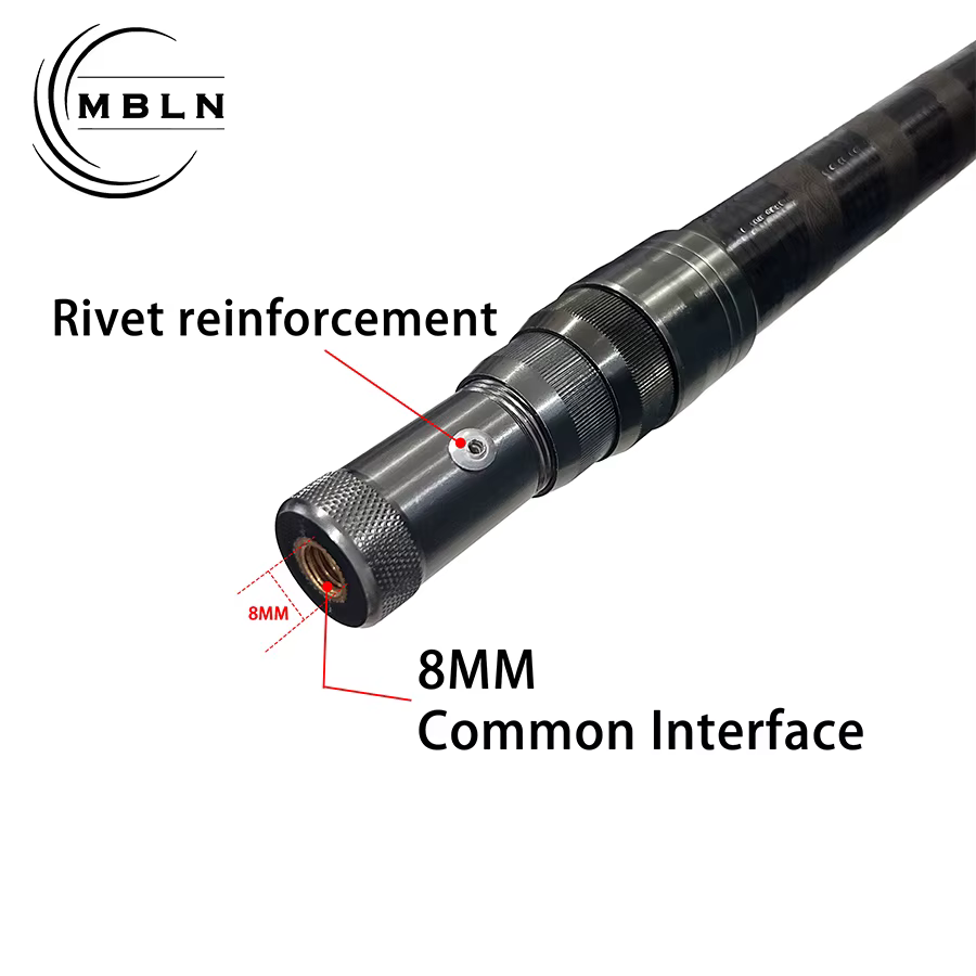 Sacadera telescópica fibra carbono extralarga para barco y roca - imagen 5
