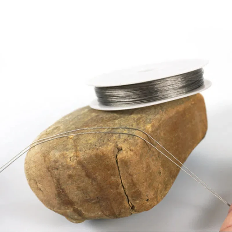 Sedal de pesca de alambre de acero inoxidable ultrafino, línea de señuelo suave antimordedura, para Mar y Océano - imagen 2