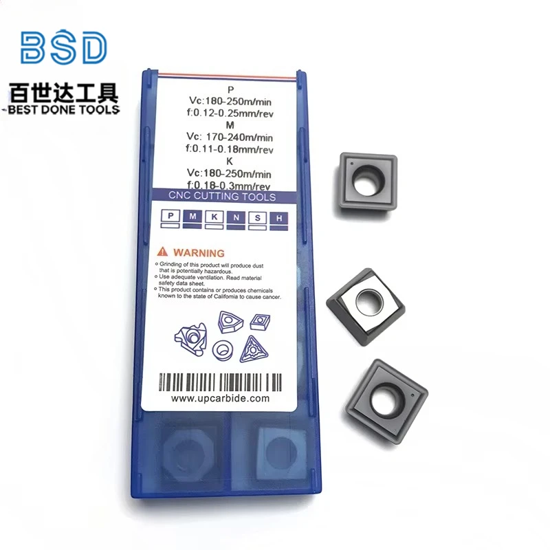 Herramientas de perforación de SPMG140512-DG, inserto de carburo, fresado Cnc, inserto de taladro Indexable, inserto de taladro SPMG U - imagen 4