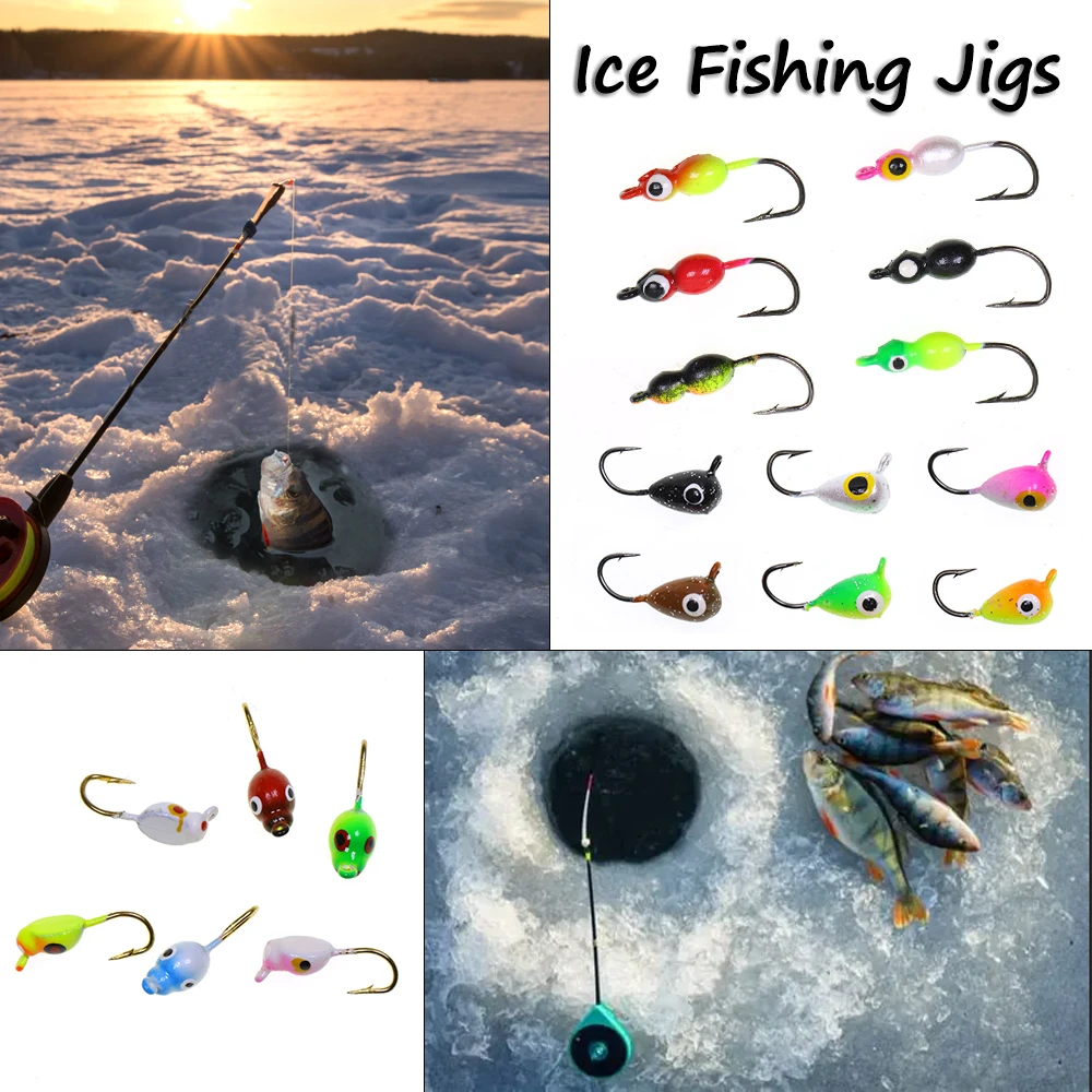 Jig Head Luminoso para Pesca en Hielo – Señuelo de Metal para Bass - imagen 2