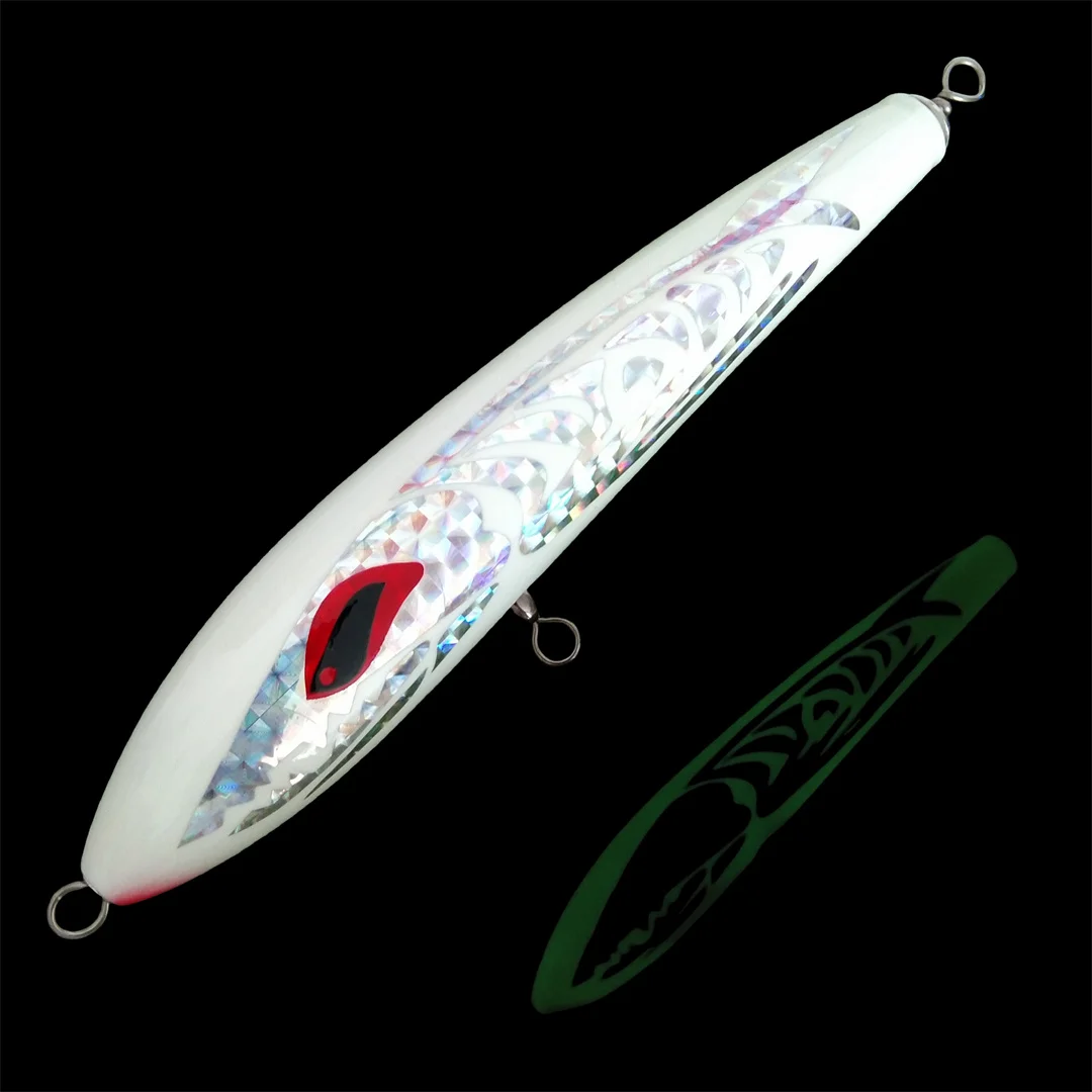 Señuelo Swolfy stickbait de madera para pesca de superficie