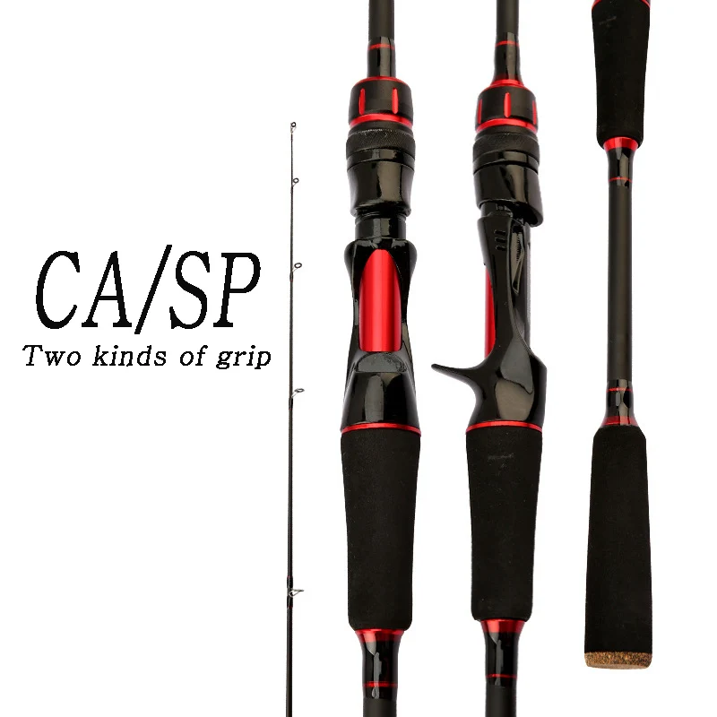 Caña de pescar ultraligera de fundición lejana, caña de pescar de 2 piezas, 1,65 M, 1,8 M, para barco turístico - imagen 2