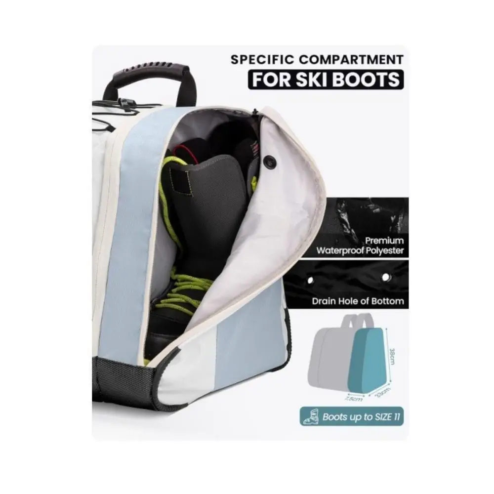 Bolsa impermeable para botas de esquí y snowboard con compartimentos - imagen 3