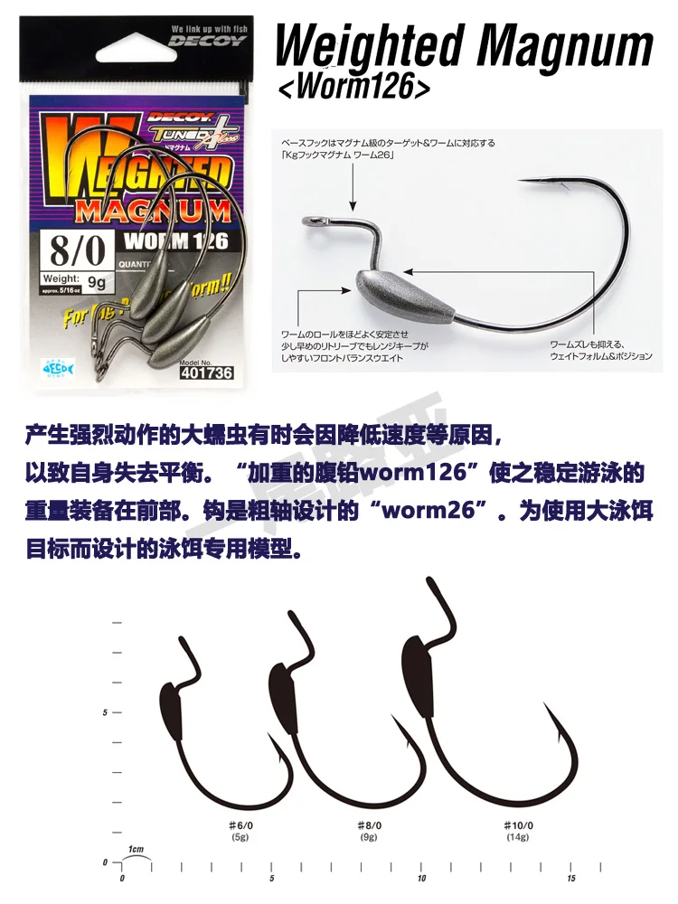 Señuelo Shengyi ajenjo 26/126 Luya, cebo blando grande, señuelo especial de manivela, gancho de plomo para el vientre - imagen 3