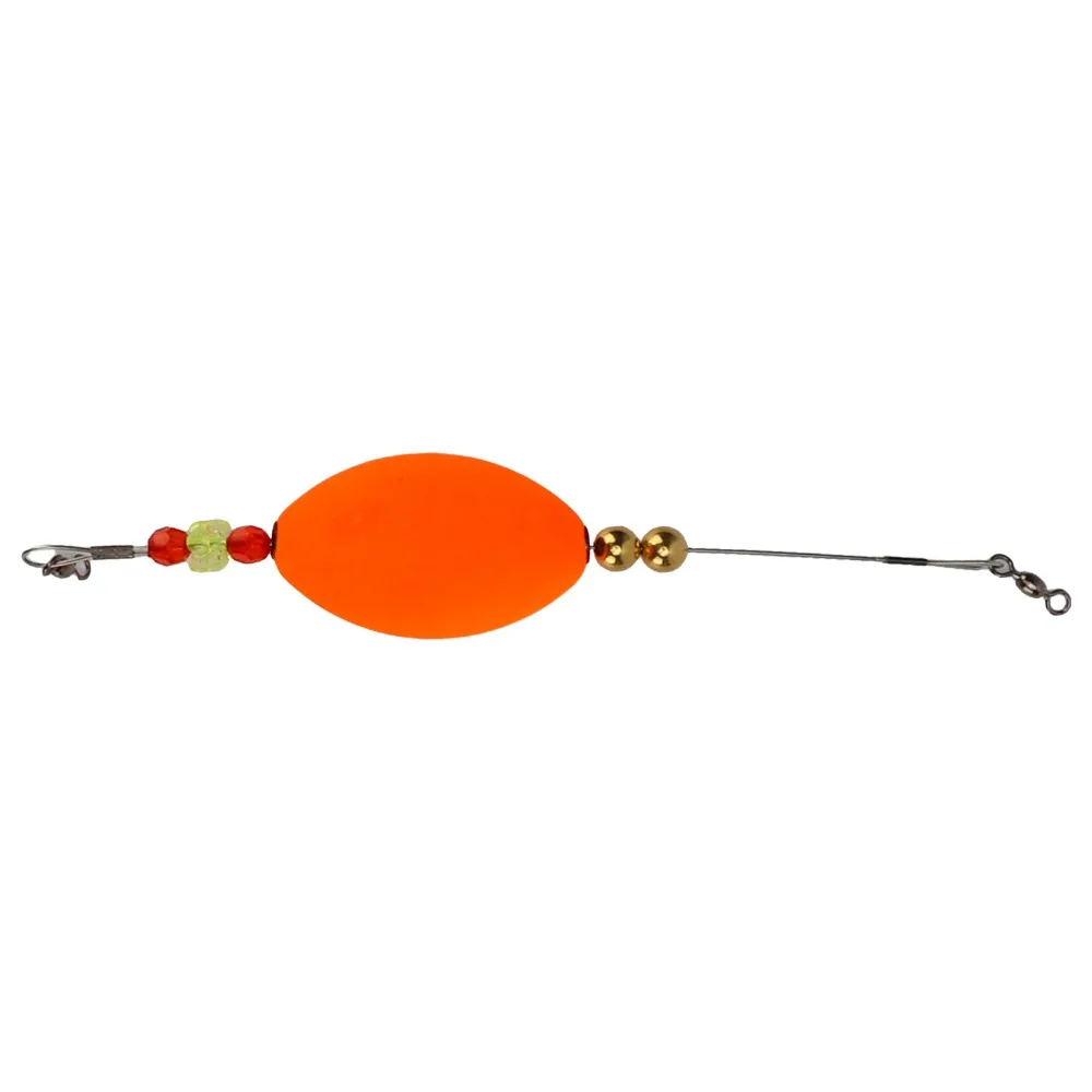 Flotador de pesca ovalado rojo – alta visibilidad en espuma cobre - imagen 3