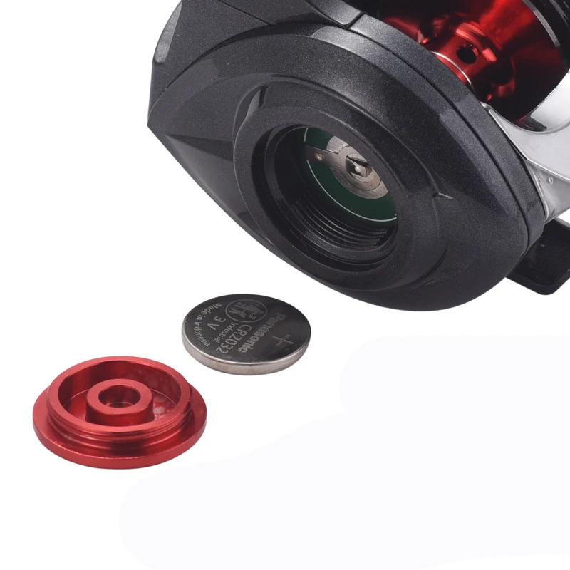 Carrete de pesca Digital Show, carrete de Baitcasting, contador en medidor, carretes de cebo 6,3: 1, carrete totalmente de Metal, rueda de agua salada, arrastre de bobina de arrastre - imagen 3