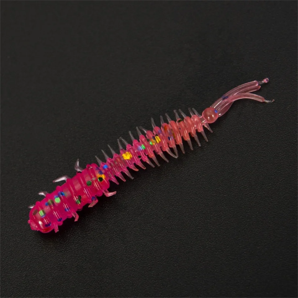 MUKUN-señuelo de pesca suave de 100g/45mm, Swimbait Artificial Jig Wobbler Bass Bait, aparejos de pesca, 0,45 piezas, Mini Ajing - imagen 3