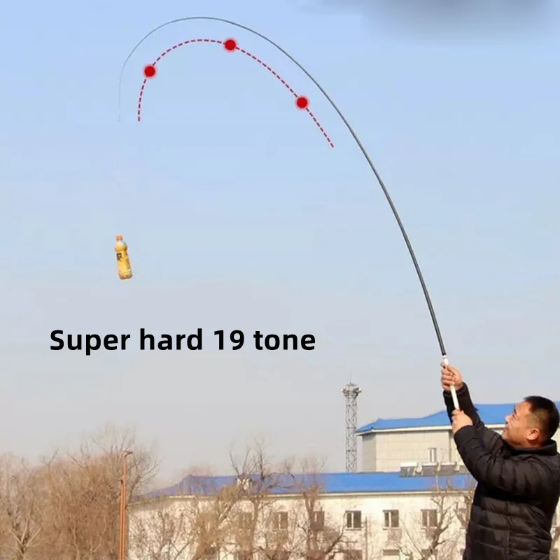 Caña de pescar telescópica en roca, alimentador giratorio de carpa, fibra de carbono, Mini viaje, Ultra duradero, 3M, 2,7 m, 2,4 m, 2,1 m, 1,8 m, 1,5 m - imagen 5