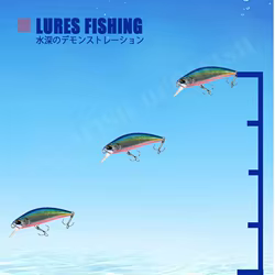 Micro Minnow Señuelo Hundente Artificial para Lucio y Carpa