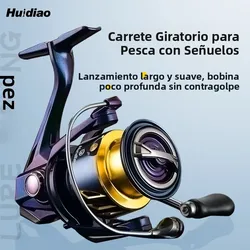 Carrete giratorio Huidiao Camaleón – Potente y suave para pesca
