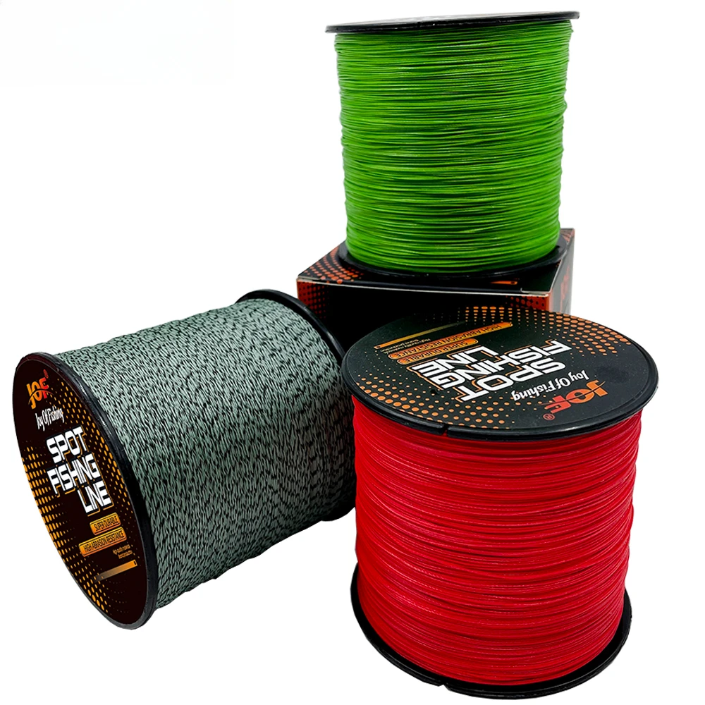 JOF-sedal de pesca trenzado de 8 hebras, hilo de pesca de PE, multifilamento suave, tela de importación japonesa, 100/300/500M, 0,8-8,0 # - imagen 4