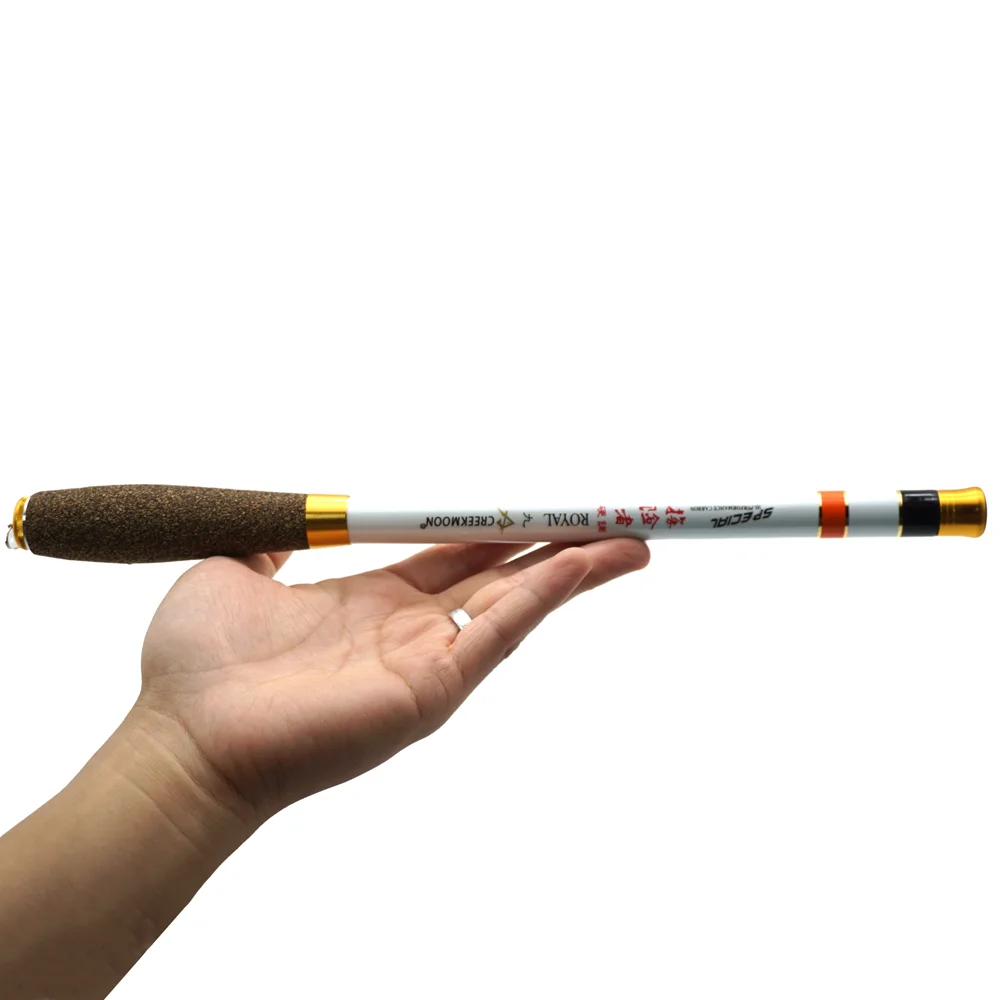 Cañas de pescar de bolsillo telescópicas portátiles, ultraligeras, ultraligeras, alimentador de carpa de agua dulce, 1,8-2,7 M - imagen 2