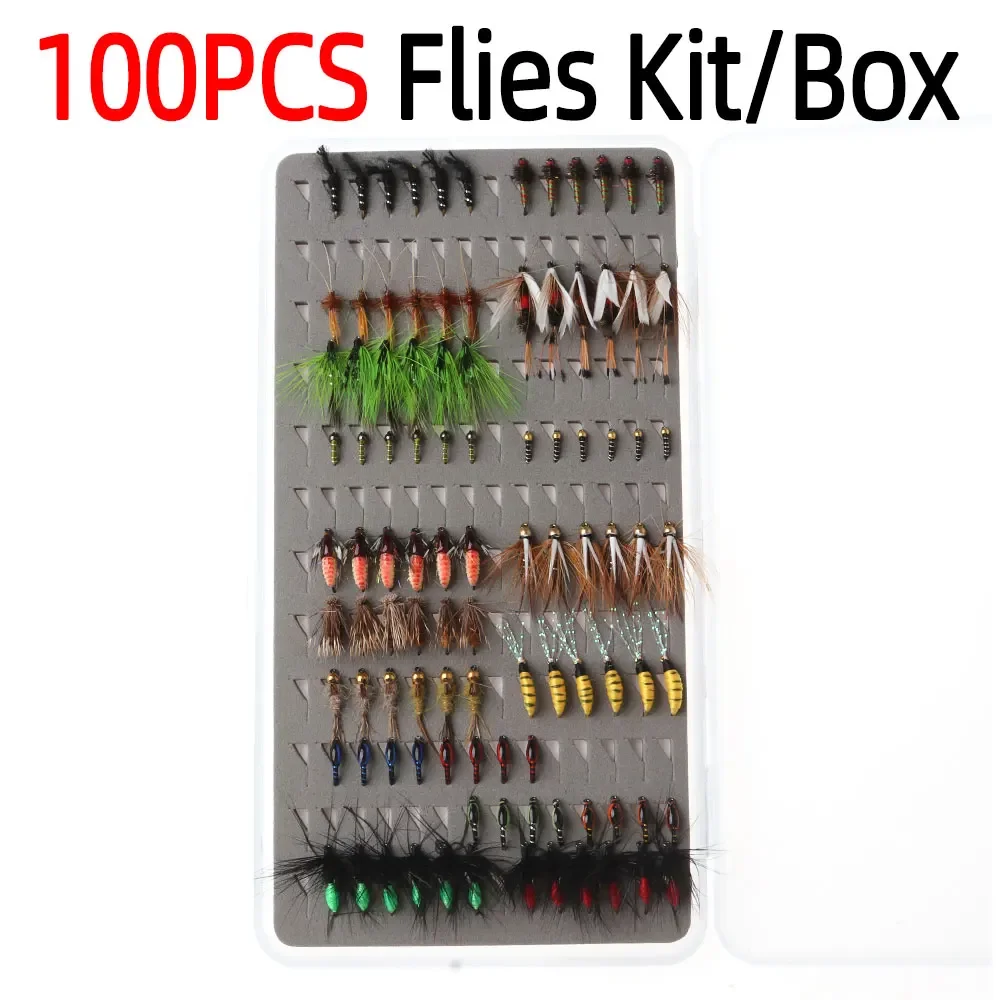 100pcs Flies Kit