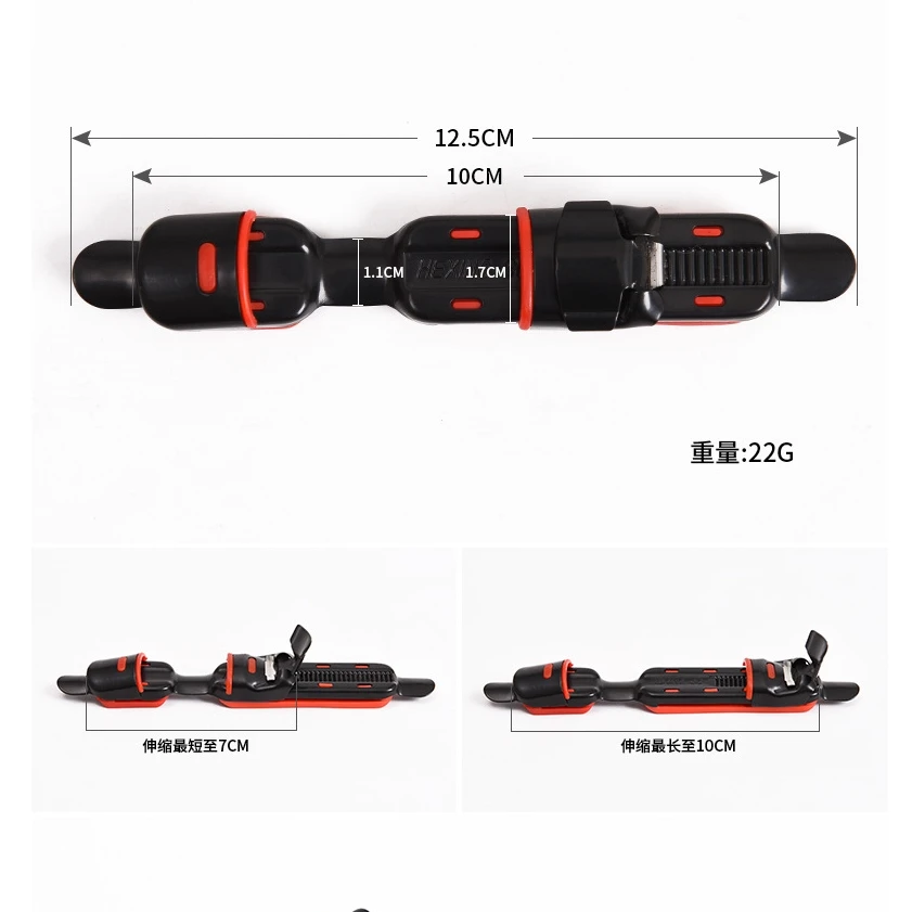 Cañas de pescar con asiento de rueda, varillas de cubierta, Clip para carrete de pescado, asiento de cubierta ajustado, accesorios de reparación de aparejos de pesca, 2 uds. - imagen 2
