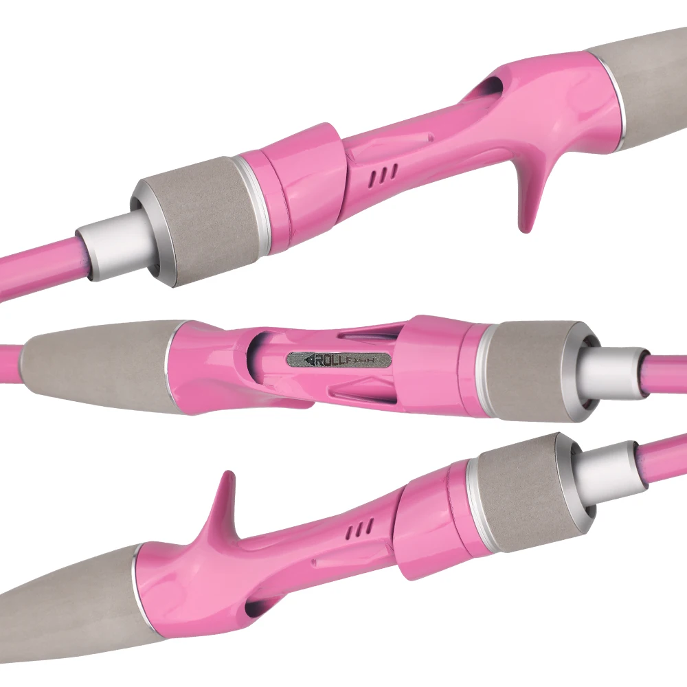 ROLLFISH-caña de pescar de fibra de carbono para agua salada, accesorio con punta de titanio, de acción rápida, 1,75 M - imagen 5