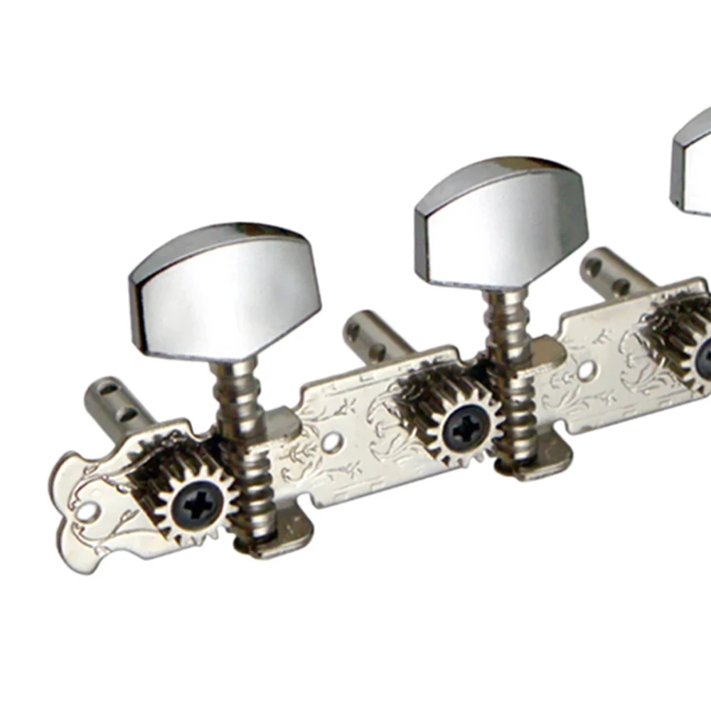 Una cabeza de guitarra pulida con detalles intrincados perfectos para mejorar la estética del instrumento musical