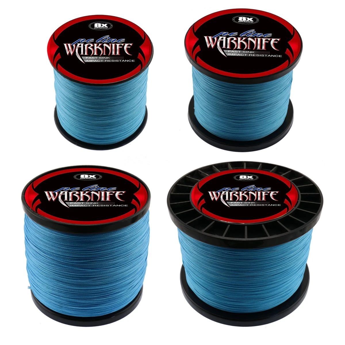 Warknife-sedal de Pesca para agua salada, hilo trenzado de PE de 8 hebras de 3000M, multifilamento suave de 6-300LB, superduradero - imagen 4