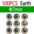 7mm Earth 100pcs