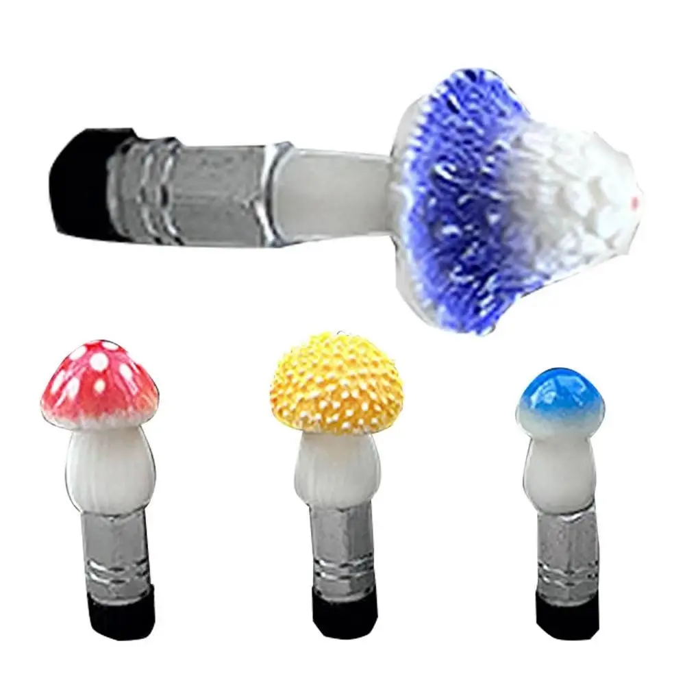 4 Uds. Con cabezal de conversión tapas de válvula de bicicleta tipo seta ajuste Universal cubiertas de válvula de neumático a prueba de fugas reemplazo de decoración - imagen 2