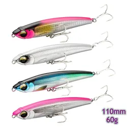 Lure Pencil Hundido 110mm 60g – Ideal para Atún y GT