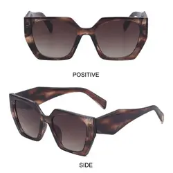 Oversized Cat Eye Sunglasses Vintage UV400 Protection Irregular Shades Retro Beach/Travel/Streetwear Eyewear for Women & Men