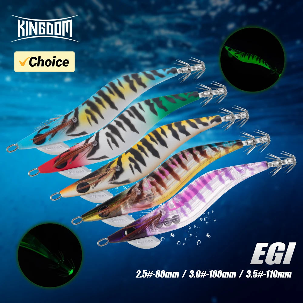 Egi señuelo luminoso Reino Lejano – Cebo artificial calamar jigging 10-19,5g