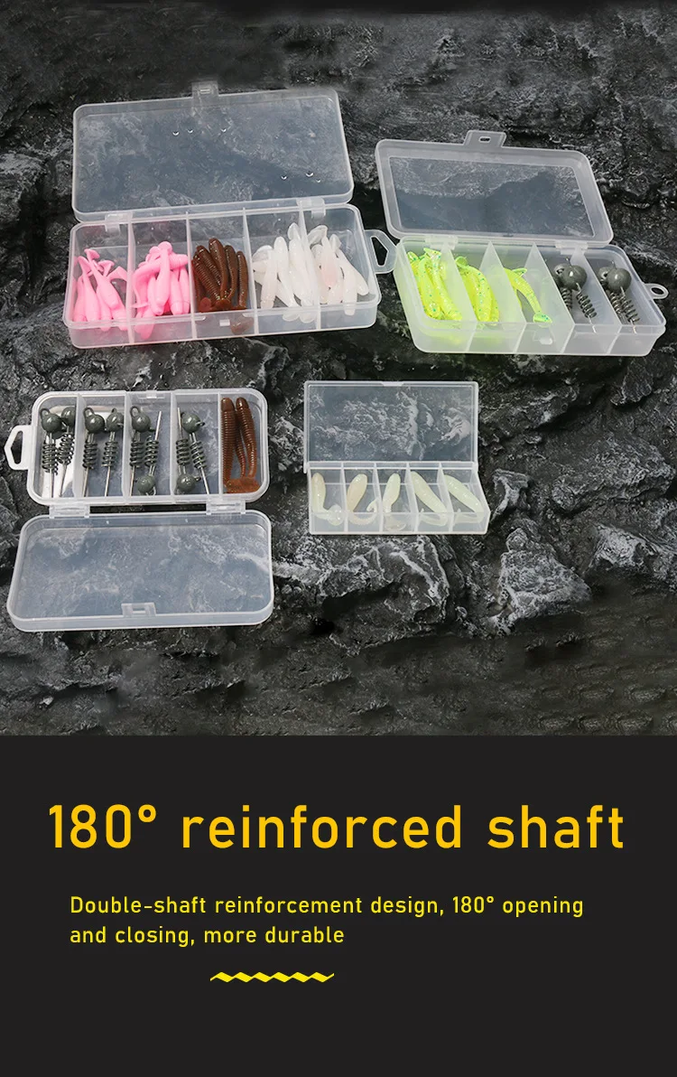 Descubra la apariencia de pesca perfecta con nuestro diseño giratorio reforzado versátil y duradero de 180 °