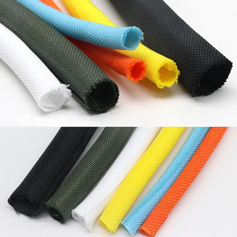 Manga trenzada PET autofechada – Tubo flexible protector para cables - imagen 2