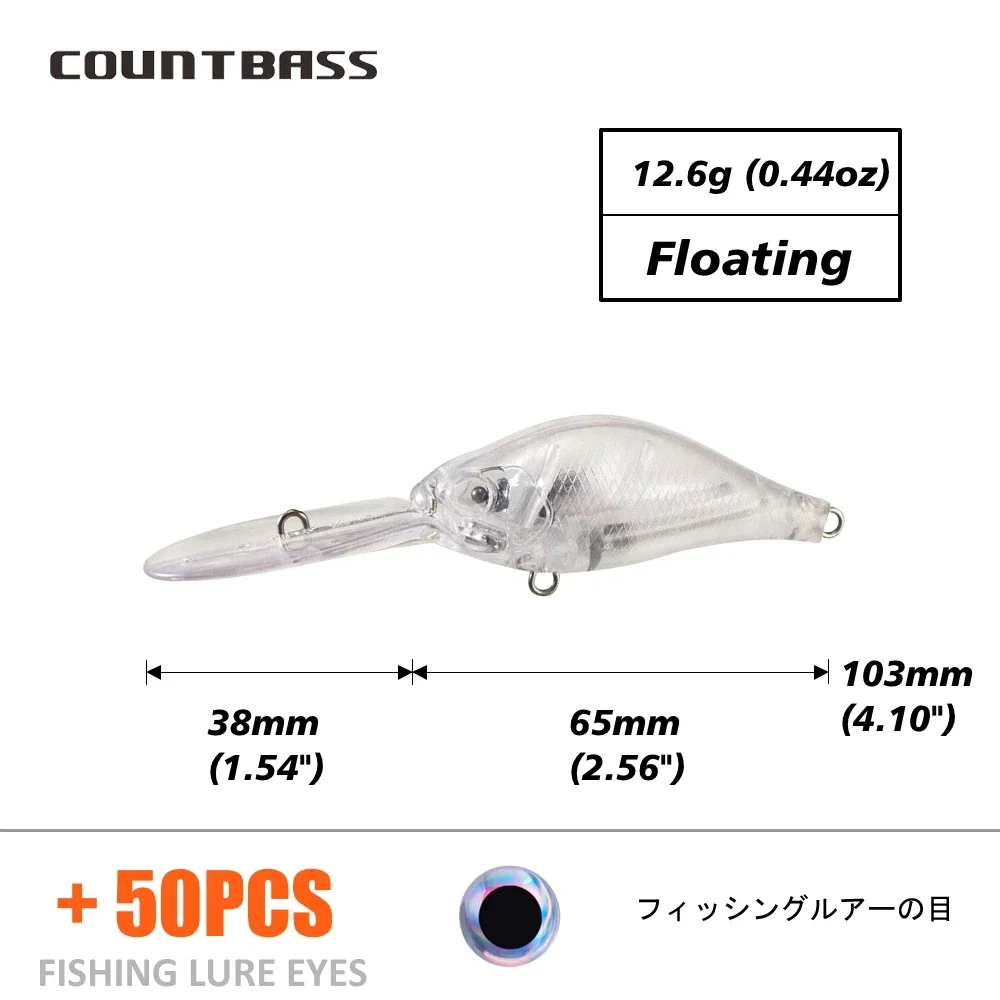 Blank Lure With Eyes