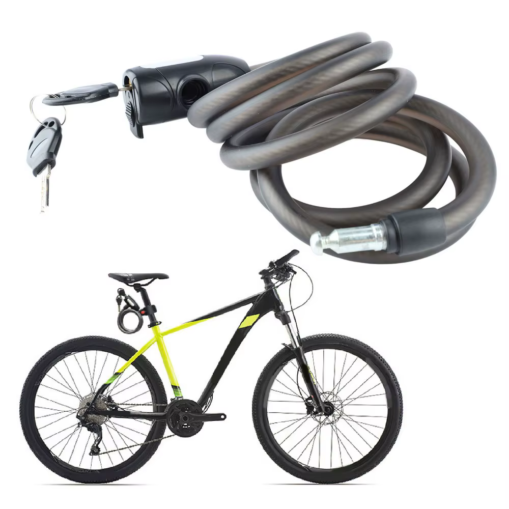 Candado antirrobo cable resistente al clima para bicicleta y moto - imagen 3
