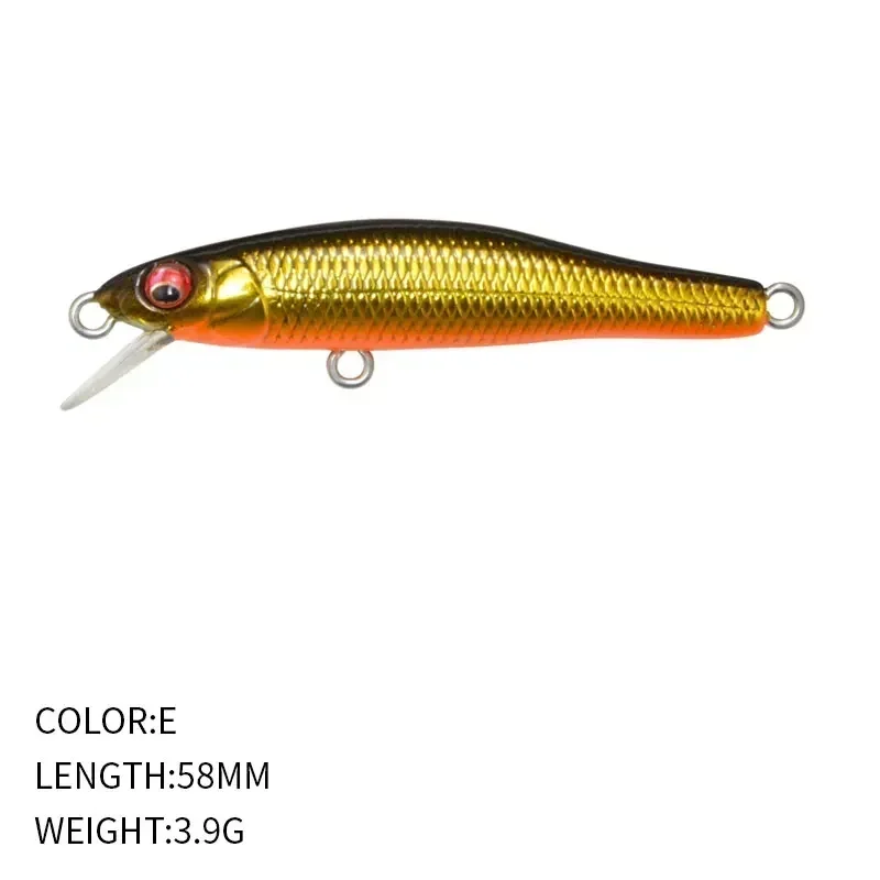 3,9gBass Warbler Creek cebo hundido Minnow Wobbler cebo de Pesca cebo duro Pesca Artificial Lucio lubina señuelo de Pesca de carpa Minnow - imagen 4