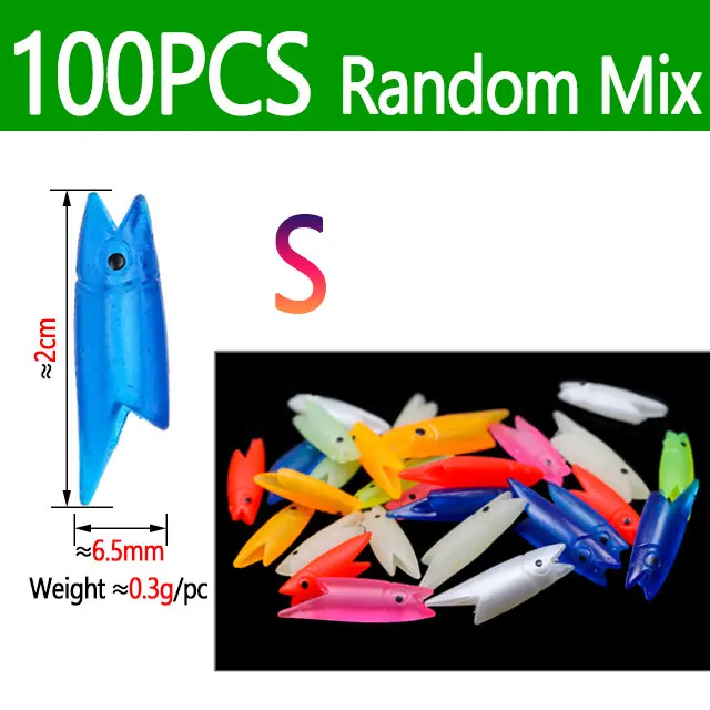 100pcs Random Mix S