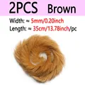 2pcs Brown