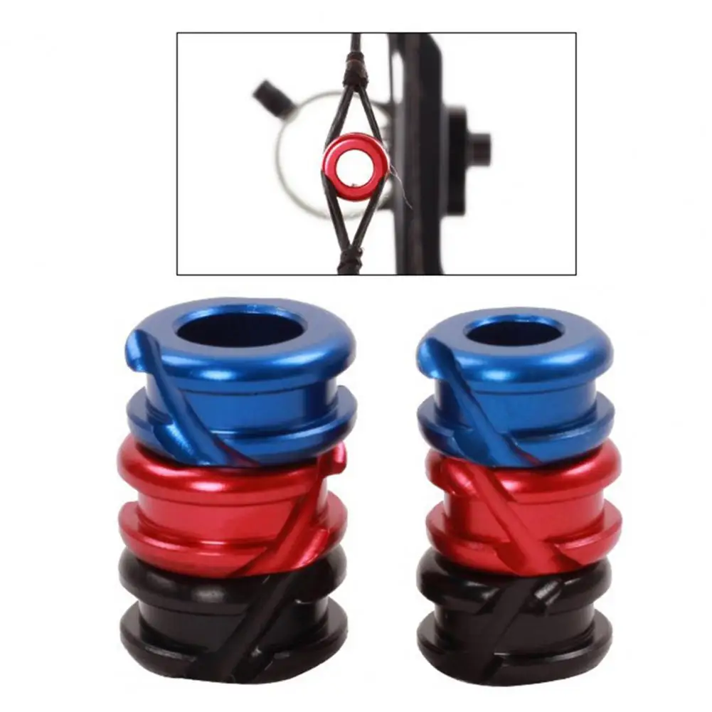 Arco de Metal mirilla tiro con arco miras arco compuesto aleación de aluminio Peep Hole arco miras arcos Peep Hole tiro con arco herramienta de puntería - imagen 2