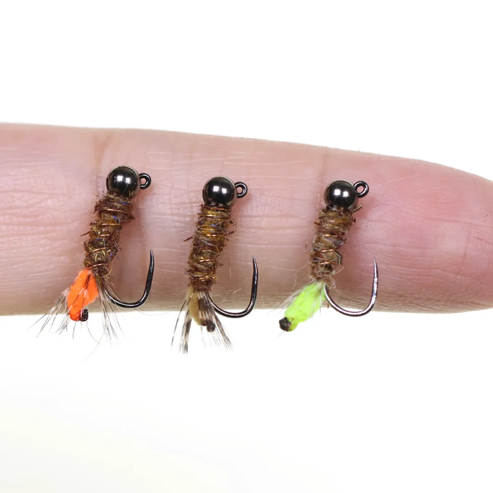Wifreo Ninfa Jig Peeping Caddis – Hundimiento rápido trucha lubina - imagen 3