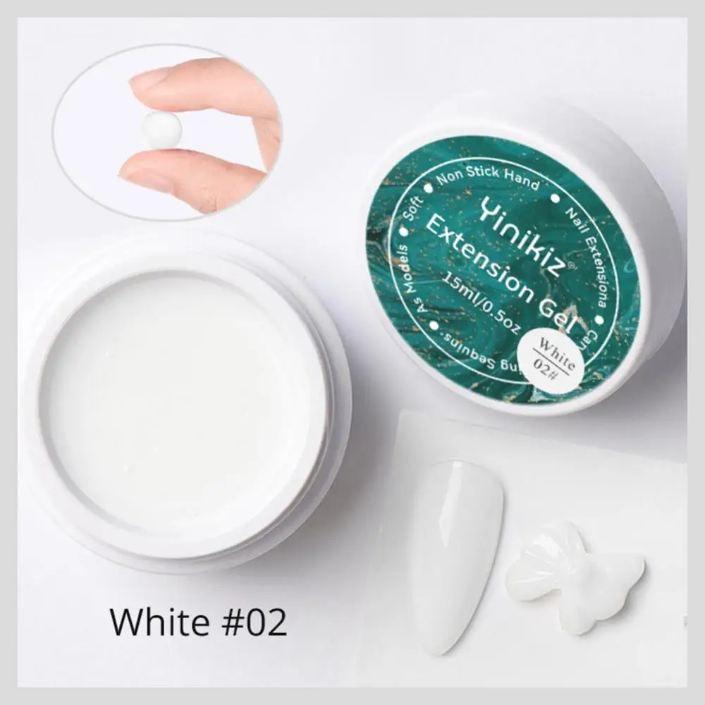 Gel de uñas transparente para extensión rápida, 6 colores, accesorios para uñas, función dura, Gel sólido para puntas de uñas - imagen 4