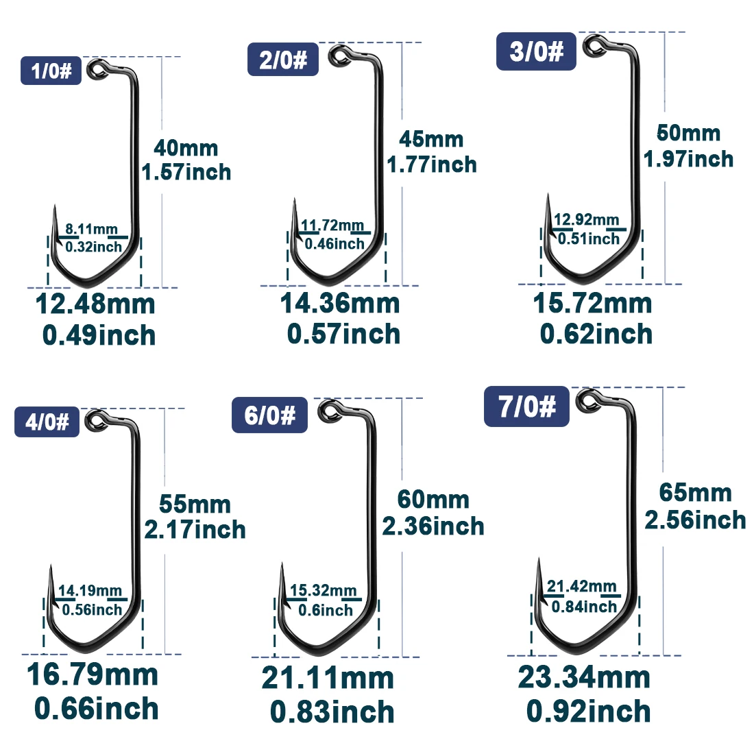 Ganchos de plantilla de 90 grados, 9KM, 25 uds., anzuelo de cabeza de plantilla de vástago largo, anzuelo de pesca bárbaro Aberdeen, aparejos de pesca de agua salada - imagen 2