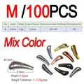 M 100pcs Mix Color