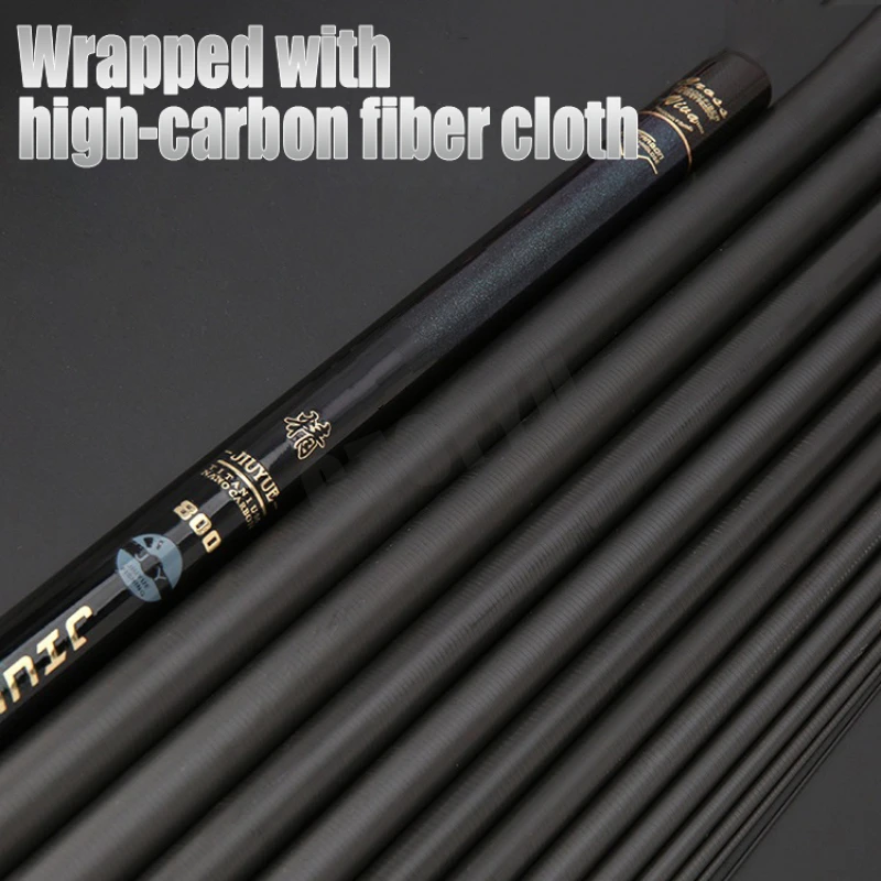 Caña de pescar telescópica de carbono, 8m, 9m, 10m, 11m, 12m, 10kg, caña de tiro superdura de larga distancia, alta calidad - imagen 5