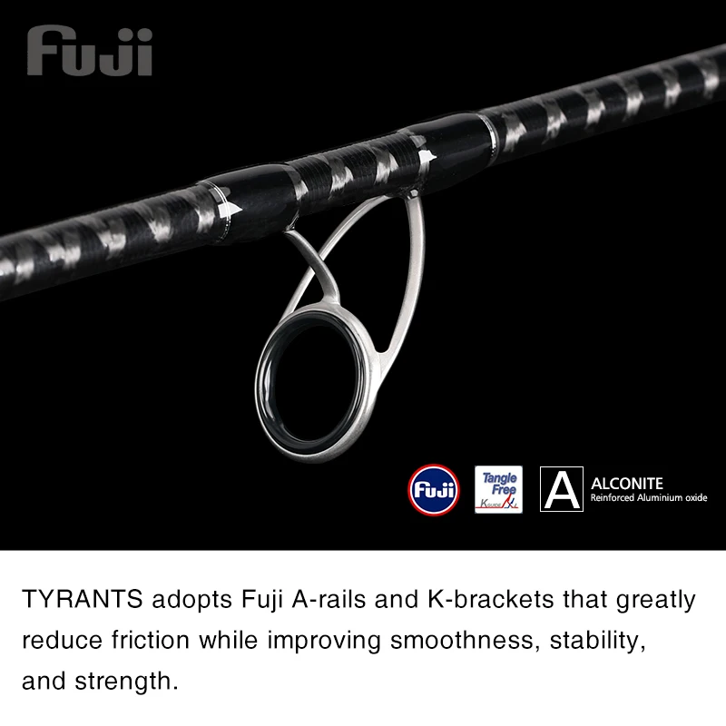 TSURINOYA-caña de pescar de fundición larga, 2,4 m, 2,7 m, tiranos FUJI M Power MF, caña de agua salada de alta resistencia, lubina, platija Picua - imagen 3