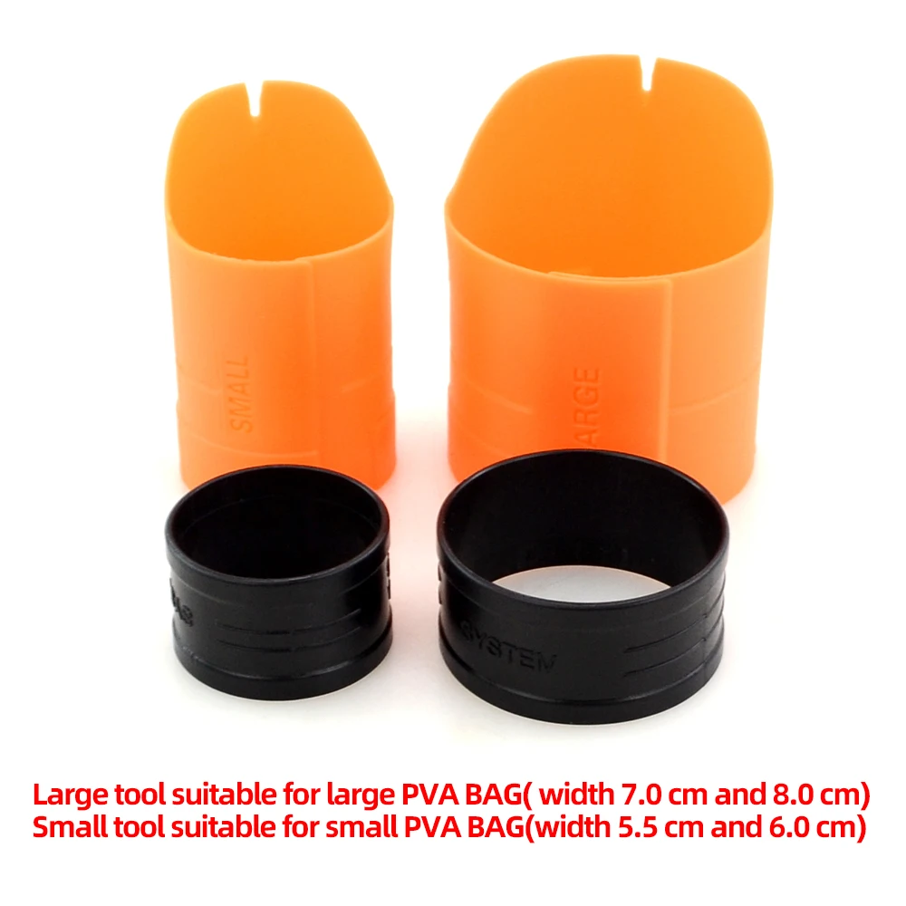 Accesorios de pesca de carpa Hirisi, sistema de carga de bolsas PVA, herramienta de cebo para bolsas sólidas, malla de fusión rápida - imagen 4