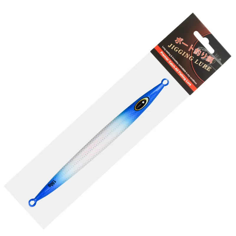 OBSESSION J150 400g 500g 600g 750g 1000g peso grande pesca en agua salada señuelo de Jigging de Metal plantillas brillantes señuelos Jigbait de hundimiento rápido - imagen 3