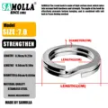 silver 7mm 100pcs