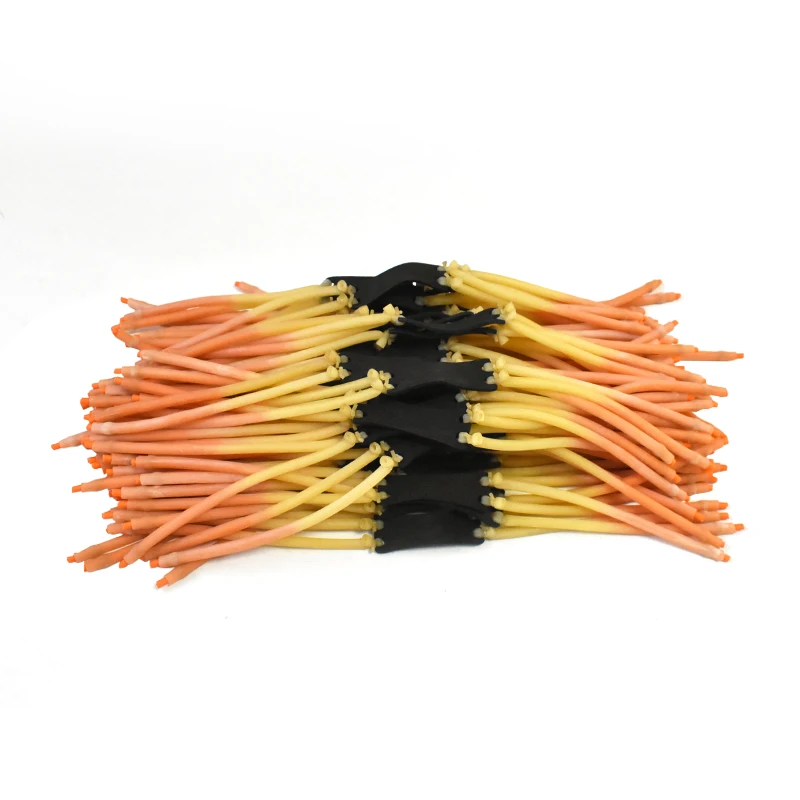 3/6/9 piezas, 6mm en el interior, dos bandas de goma de látex gruesas, Látex Natural para tirachinas de caza, accesorios de tiro al aire libre - imagen 2