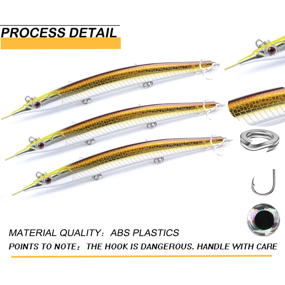 1 unidad de cebo tipo lápiz que se hunde de 18cm/64g, ideal para pesca en el océano, fundición de largo alcance y simulación de atún realista - imagen 2