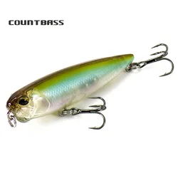 COUNTBASS-cebos para caminar, 65mm, 85mm, 100mm, Señuelos de pesca en superficie, palo flotante, Wobblers, Leurre de superficie, aparejos de pescador