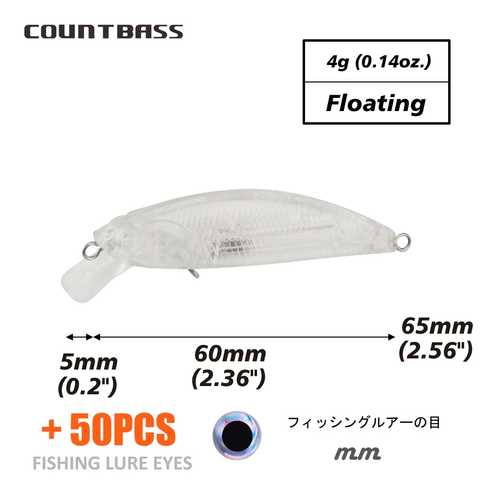 Blank Lure With Eyes