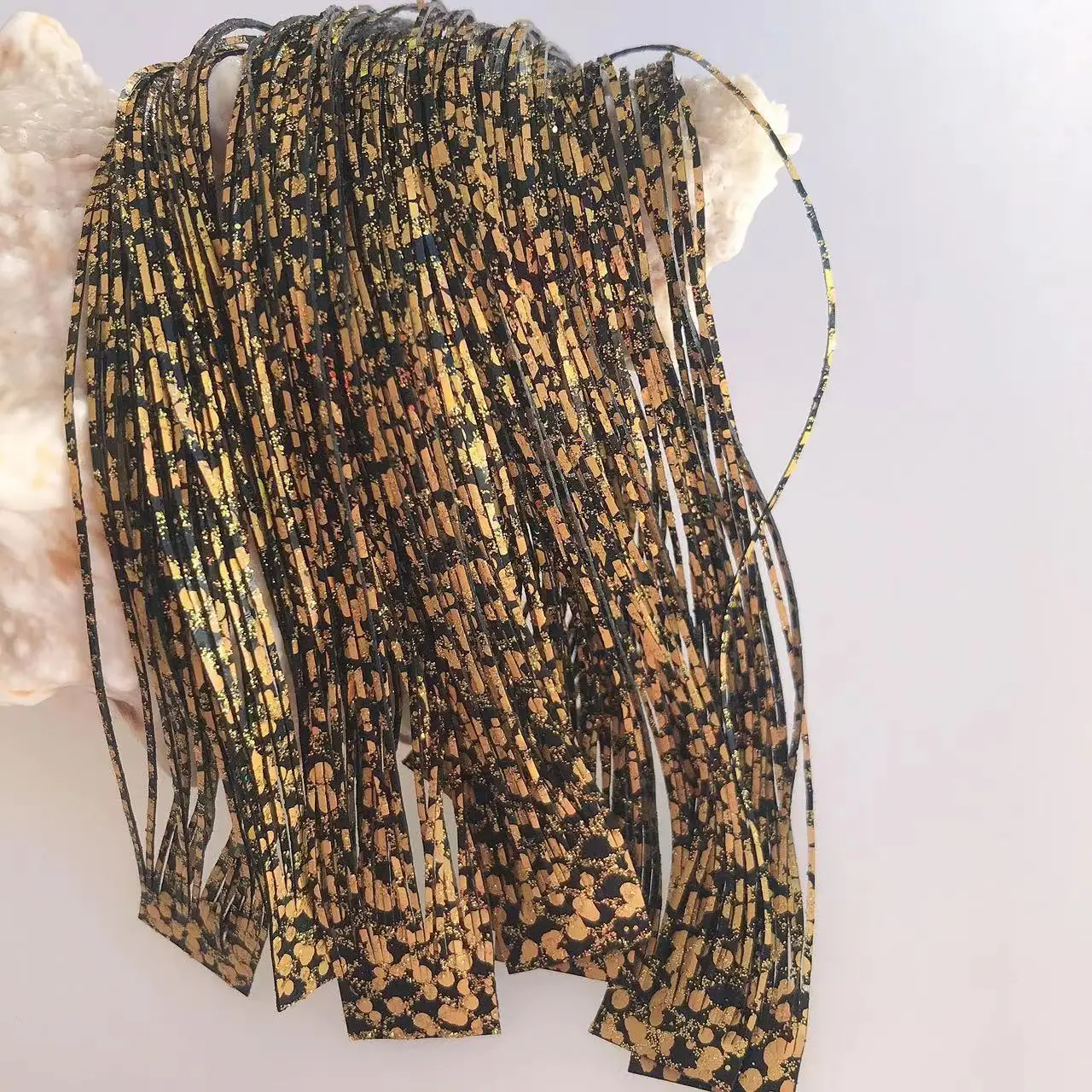 Capas de falda de silicona para Señuelos de Pesca, Material de falda de silicona para artesanía de aparejos, Spinner DIY, Jigs de goma, Buzzbait 8850-023