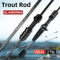 Caña de spinning Glamdring 1,8 m UL/L para trucha – Carbono sólido
